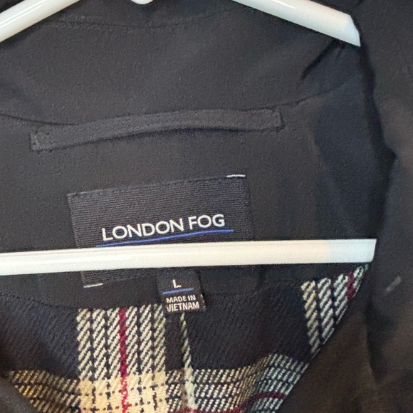 LONDON FOG SHORT TRENCH COAT SIZE L - Picture 6 of 6